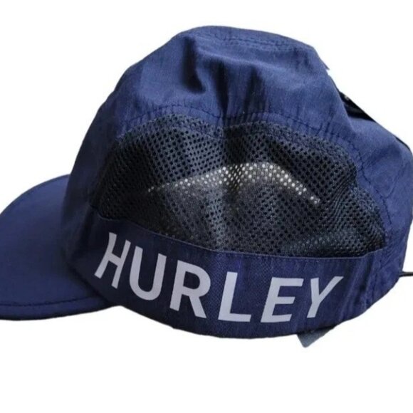 Hurley BIG SUR Mesh Adjustable Reflective Outdoor Hat blue One Size. New w/tag - Picture 5 of 5